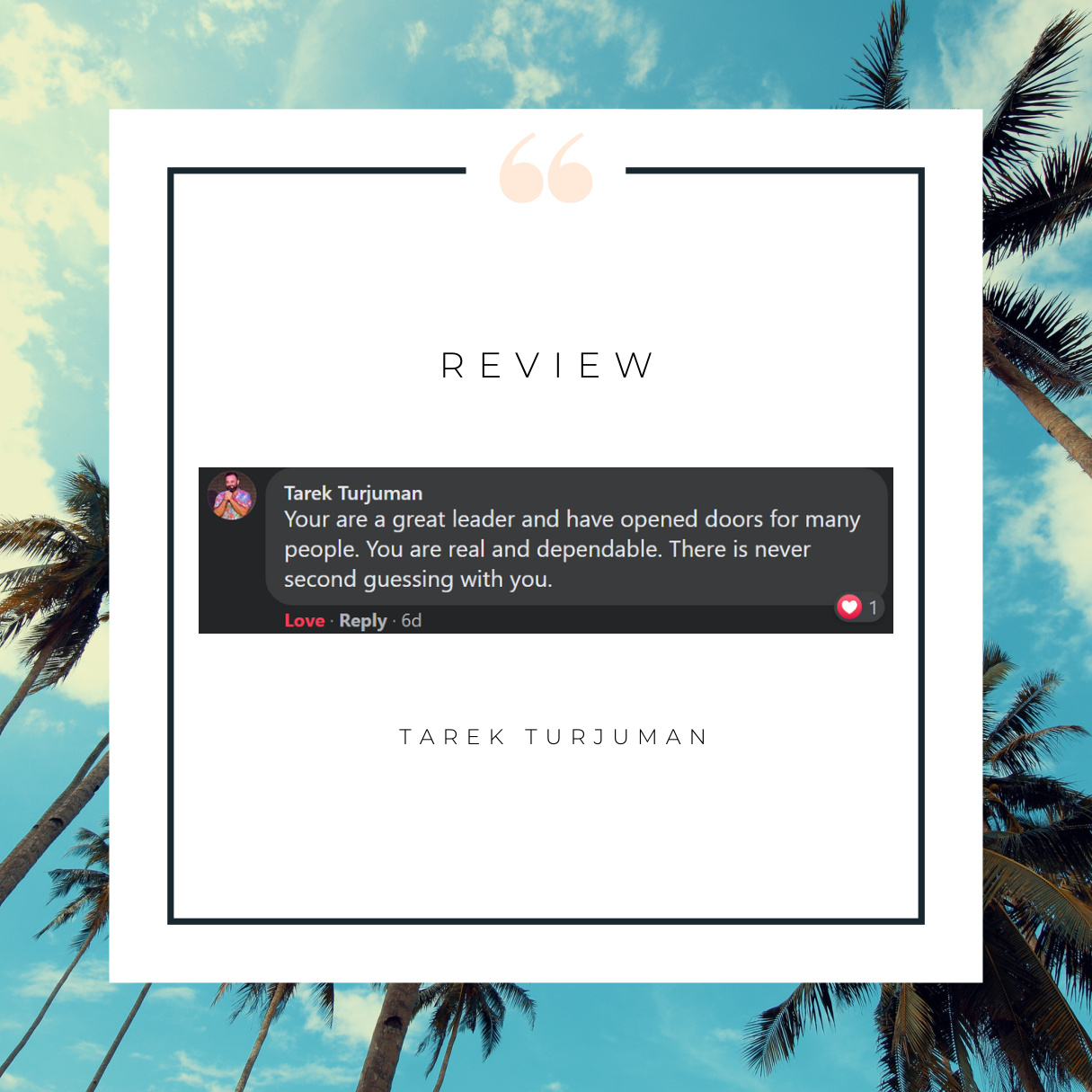 Review shared with Eli Rodriguez